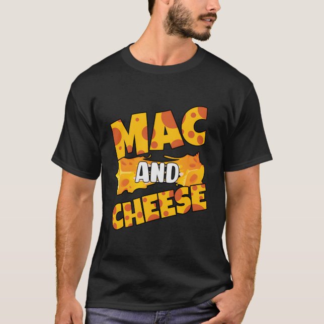 T-shirt Fête du fromage Cheeze Love Mac Cheese (Devant)