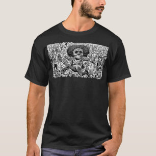 T-shirt Fête Du Mexique Des Morts Calaveras Muertos