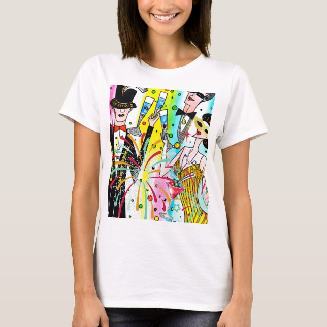 T-shirt Fête du Nouvel An (Devant)