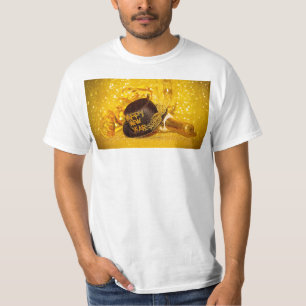 T-shirt fête du Nouvel An SlipperyJoe's black