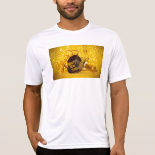 T-shirt fête du Nouvel An SlipperyJoe's black
