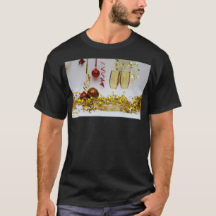 T-shirt Fête du Nouvel An SlipperyJoe's champagne spa