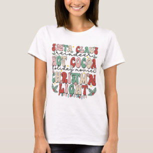 T-shirt Fête du Père Noël Vintage
