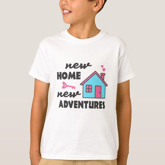T-shirt Fête du réchauffement de la maison Nouveau Accueil (Devant)
