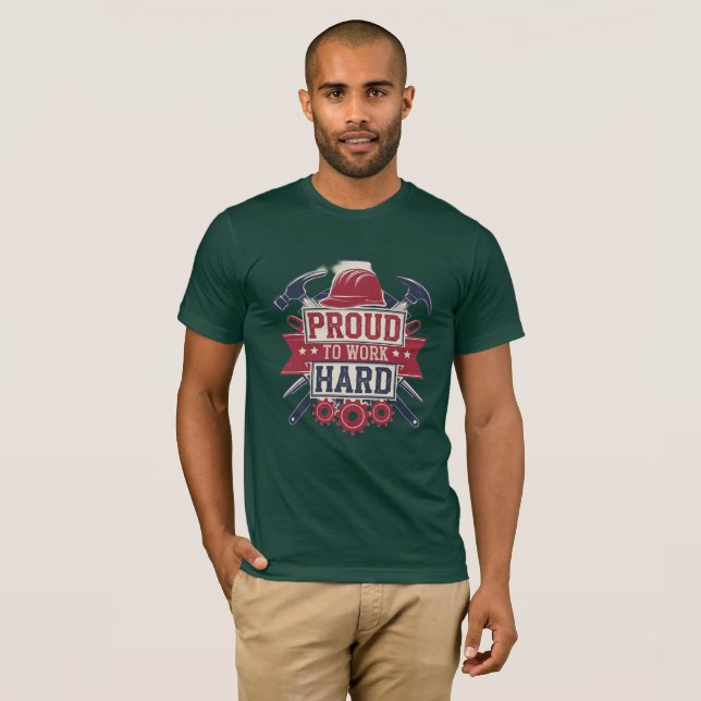 T-shirt Fête du travail (Devant entier)