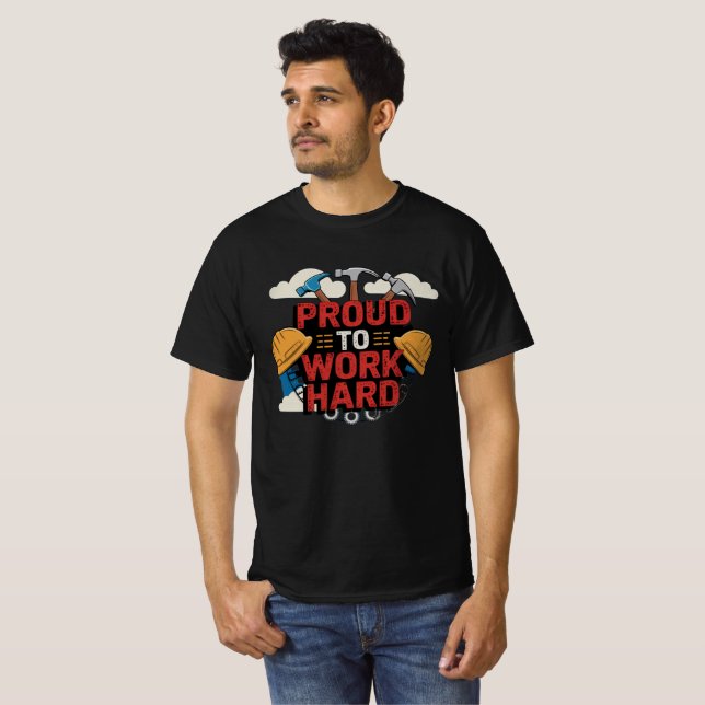T-shirt Fête du travail (Devant entier)