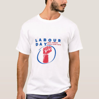 T-shirt Fête du Travail - Les vrais héros portent des Casq