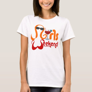 T-shirt Fête du week-end féminin