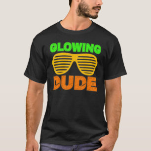 T-shirt Fête Dude brillant 80s vintage rétro coloré 2