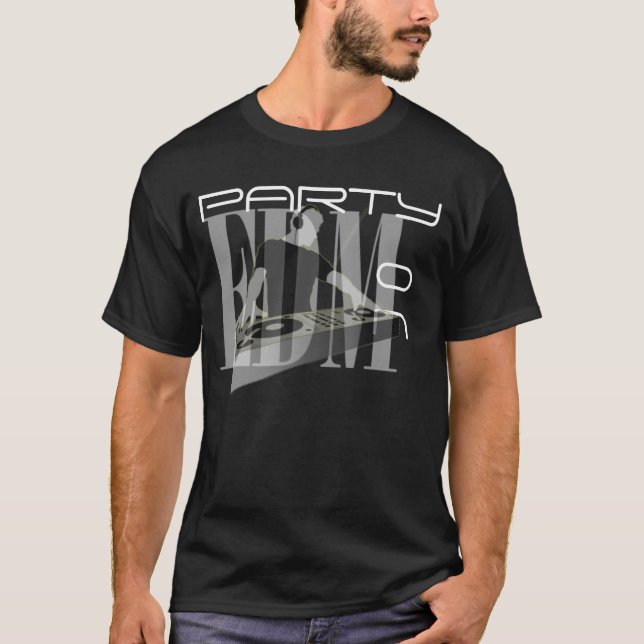 T-SHIRT FÊTE EDM EN COURS (Devant)