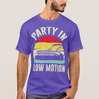 T-shirt Fête en mouvement lent Summer Vacances Lake party
