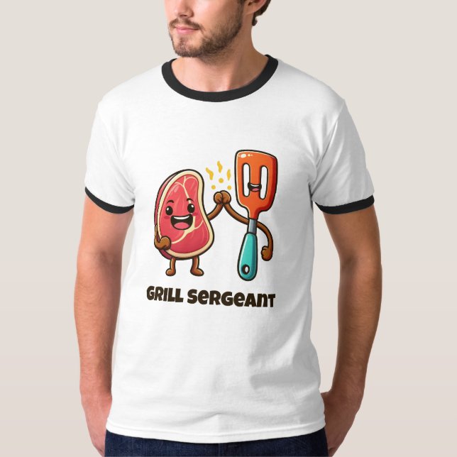 T-shirt Fête estivale de barbecue / pique-nique (Devant)