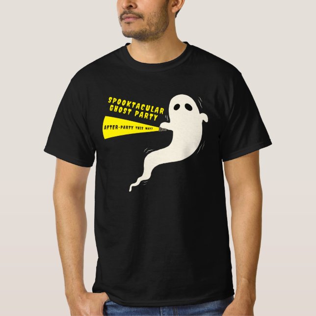 T-shirt Fête Fantôme Spéciale Halloween (Devant)