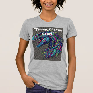 T-Shirt Fête Florale Dinosaure - Fol Bohème