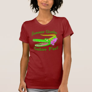 T-shirt Fête Gumbo Gator été