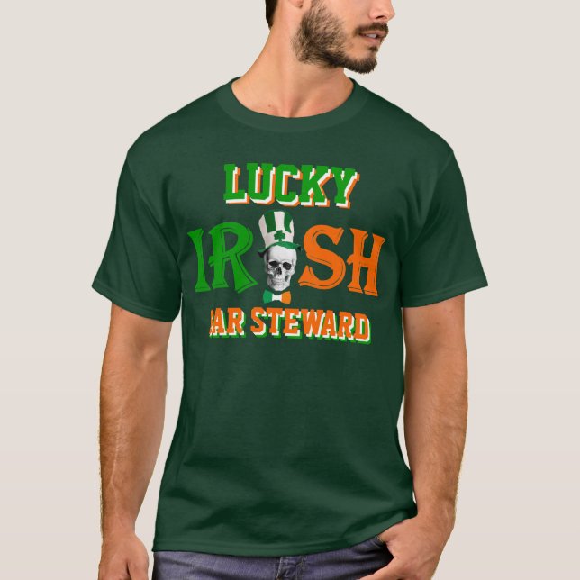 T-shirt Fête irlandaise de la Saint Patrick, un jour de ch (Devant)