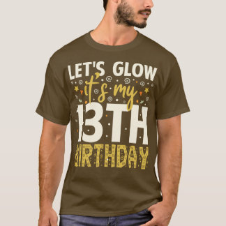 T-shirt Fête Lumineuse 13e cadeau d'anniversaire