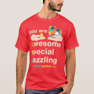 T-shirt Fête mondiale de l'autisme Sensibilisation sur l'a