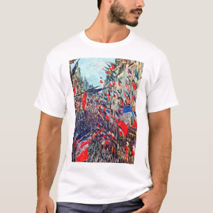 T-shirt Fête Nationale à Paris, Claude Monet