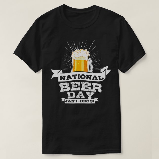 T-shirt Fête nationale de la bière drôle Bière pour l'arti (Design devant)