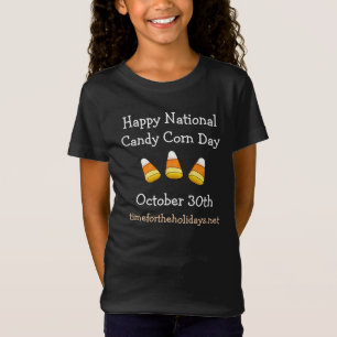 T-Shirt Fête nationale du maïs de bonbons 30 octobre