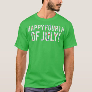 T-shirt Fête patriotique Joyeux quatrième juillet