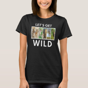 T-shirt Fête Safari Zoo Animaux Wild Un jour à T
