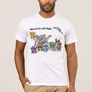 T-shirt Fête Sauvage 2 Derniers monstres de nuit T Chemise
