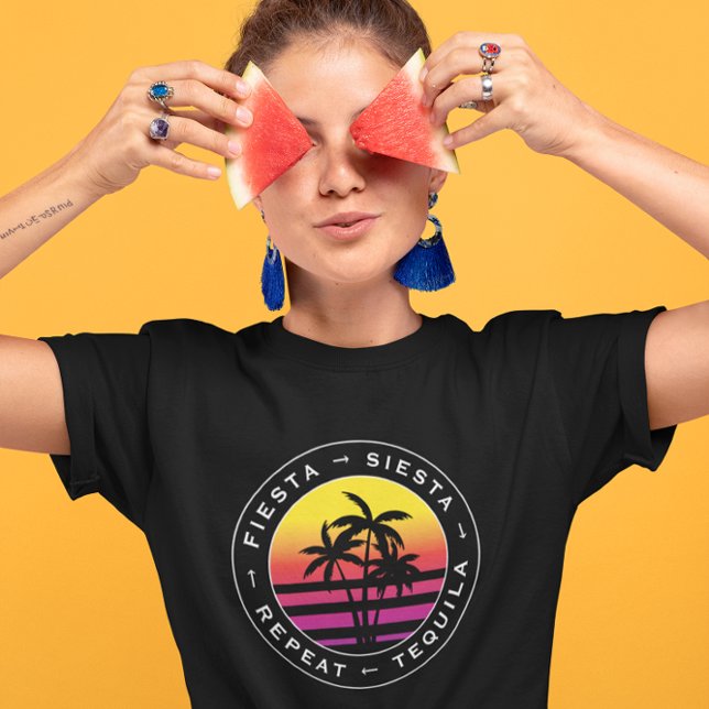 T-shirt Fête Sieste Tequila Répéter Enterrement de Vie de  (Créateur téléchargé)