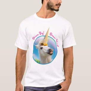 T-shirt Fête Unicorn Horse Et Arc En Ciel