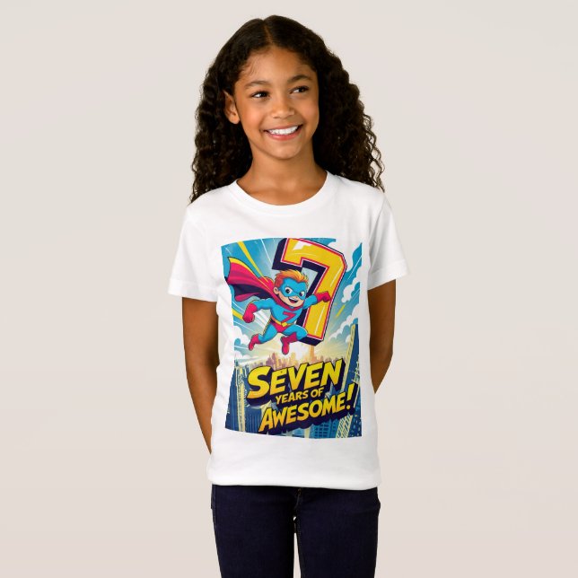 T-Shirt fêter avec ces 7 ans de stupéfiant (Devant entier)
