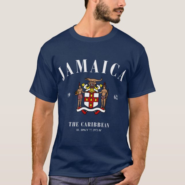 T-shirt Fêter la culture de Jamaïque Drapeau (Devant)