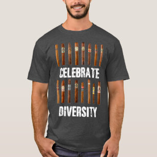 T-shirt Fêter la diversité Fumer Cigars Cigar Fumer