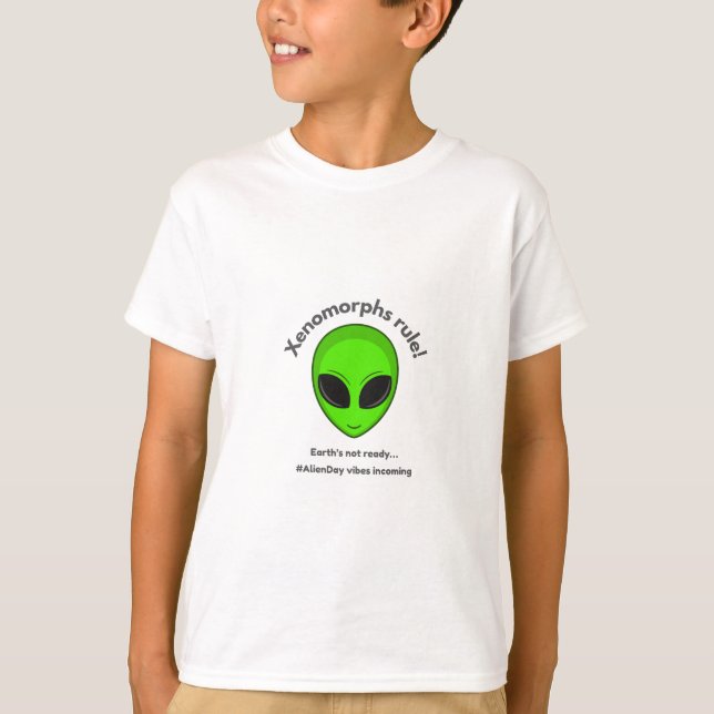 T-shirt Fêter la fête des Aliens 26 avril (Devant)