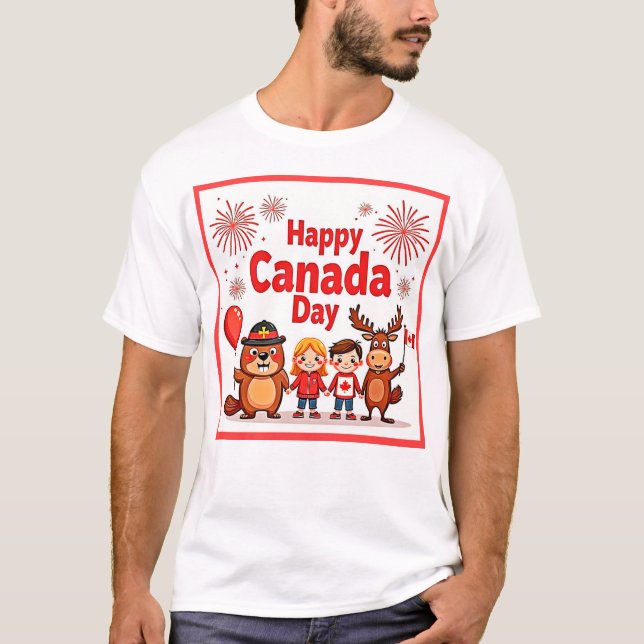 T-shirt Fêter la joie du Canada (Devant)