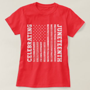 T-shirt Fêter le Cool du Drapeau de l'Amérique Vintage de 