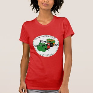 T-shirt Fêter l'INDÉPENDANCE DE LA ZAMBIE Drapeau Zambien 