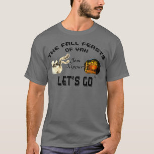 T-shirt Fêtes de l'automne hébreu Yom Kippour Les trompe