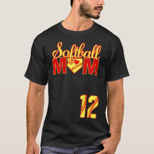 T-shirt Fêtes de Maman Fête des Mères #12 Fastpitch Jer