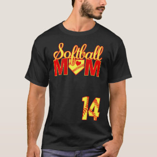 T-shirt Fêtes de Maman Fête des Mères #14 Fastpitch Jer