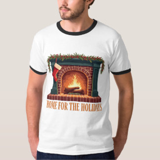 T-shirt Fêtes en famille : savourez la chaleur de Noël