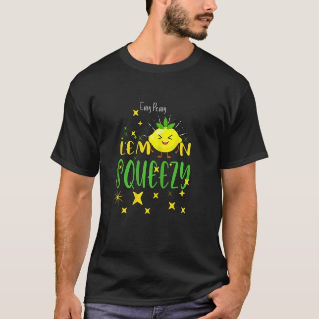 T-shirt Fêtes Faciles Citron Paisible Squeezy Fun Lemon Su (Devant)