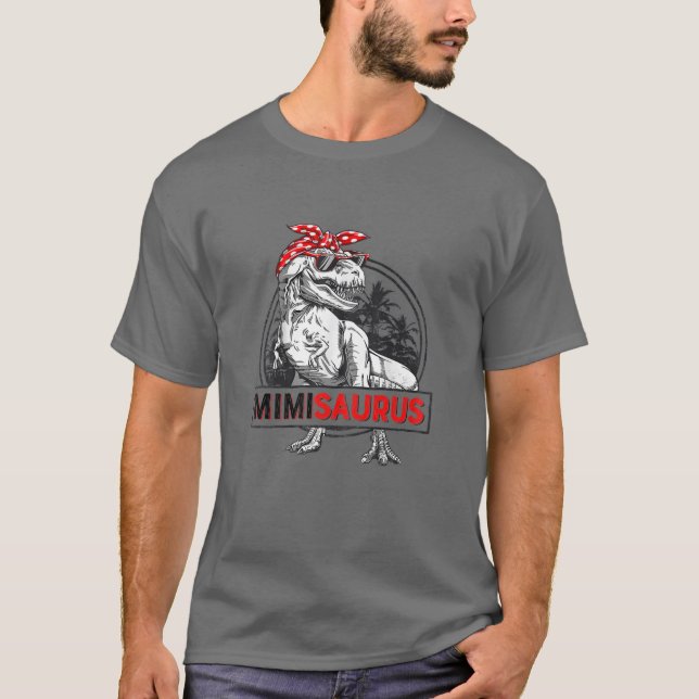 T-shirt Fêtes Mimisaurus Rex Dinosaur Fête des Mères (Devant)