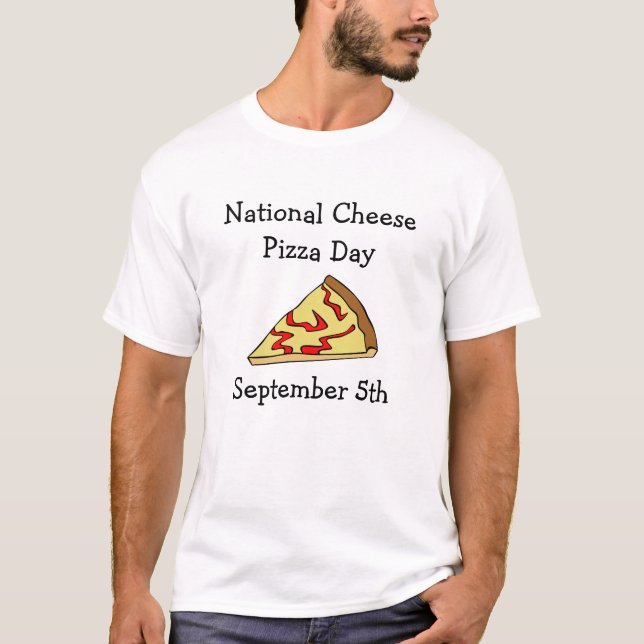 T-shirt Fêtes nationales de la Pizza Fromage (Devant)