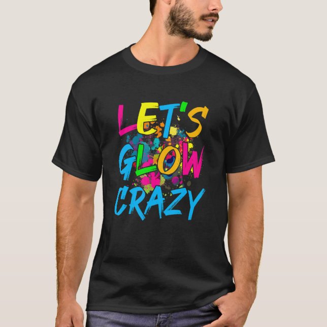 T-shirt Fêtons de Fou Fou de Fou Fête Rétro 80s (Devant)