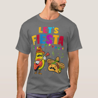 T-shirt Fets Fiesta Drôle Avocado Taco Cinco De Mayo Meica