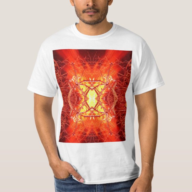 T-shirt Feu Abstrait (Devant)