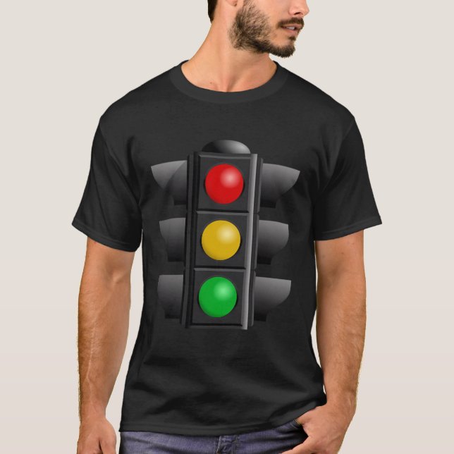 T-shirt Feu d'arrêt du signal de circulation (Devant)