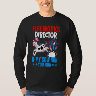 T-shirt Feu d'artifice Happy 4 juillet drapeau américain