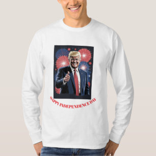 T-shirt Feu d'artifice patriotique de Donald Trump